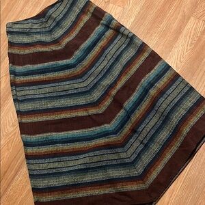 Vintage striped skirt high waist